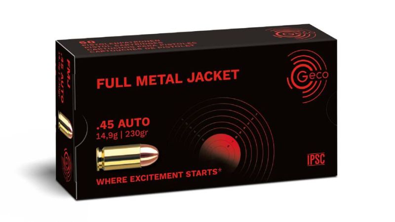 GECO .45 Auto VM 14,9g / 230gr - 50 Patronen