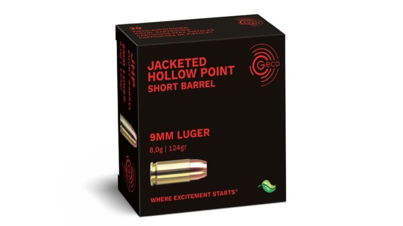 GECO 9mm Luger Jacketed Hollow Point SX 8,0g/124gr - 20 Patronen