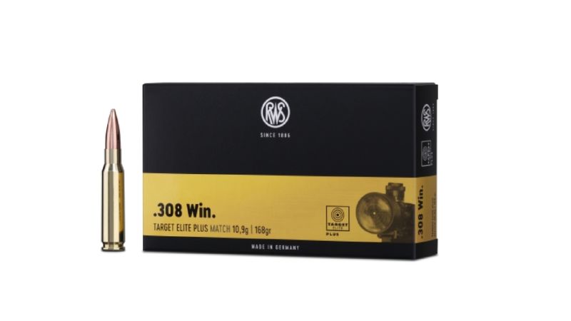 RWS .308 Win. TARGET ELITE PLUS 10,9g/168gr - 20 Patronen