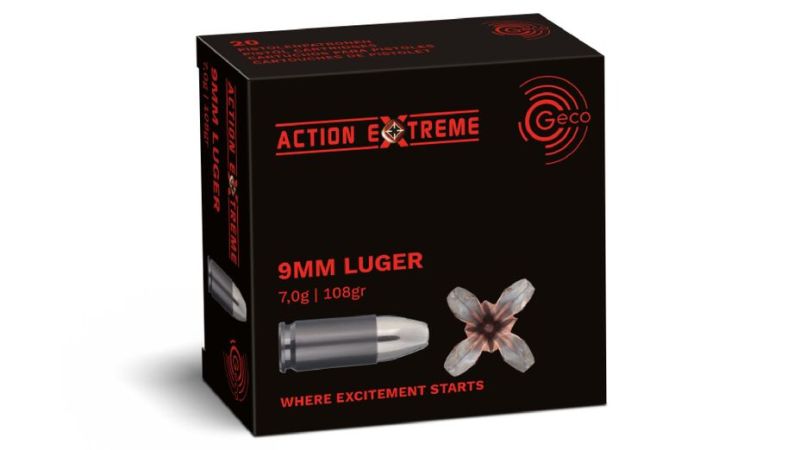 GECO 9 mm Luger Action Extreme 7,0g/108gr - 20 Patronen