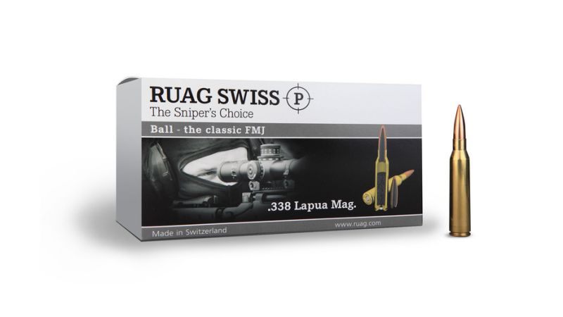 RUAG SWISS .338 Lapua Mag. SWISS P Ball 16,3g/251gr - 20 Patronen