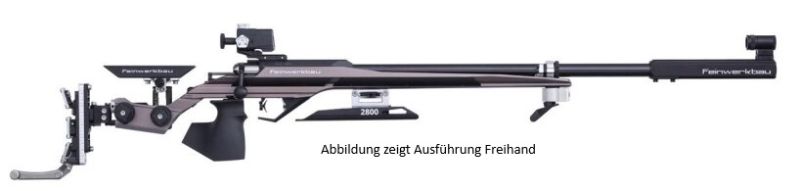 Feinwerkbau 2800 Alu Auflage Titan, Mesh, Spy - Kal. 22 lfB