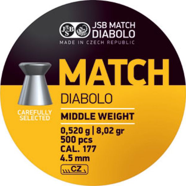 JSB Match Diabolo, 0,520g, 5000 Schuss, Kal. 4,5mm