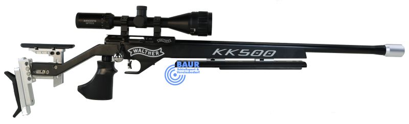Walther KK500 Blacktec Auflage Set - Kal. .22 lfB