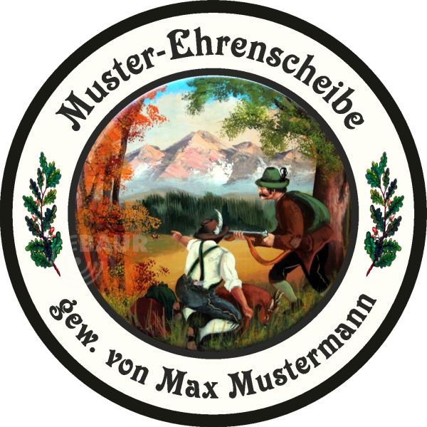 Schützenscheibe Outdoor-Line Motiv 027