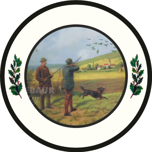 Schützenscheibe Basic-Line, Rand mit Eichenlaub