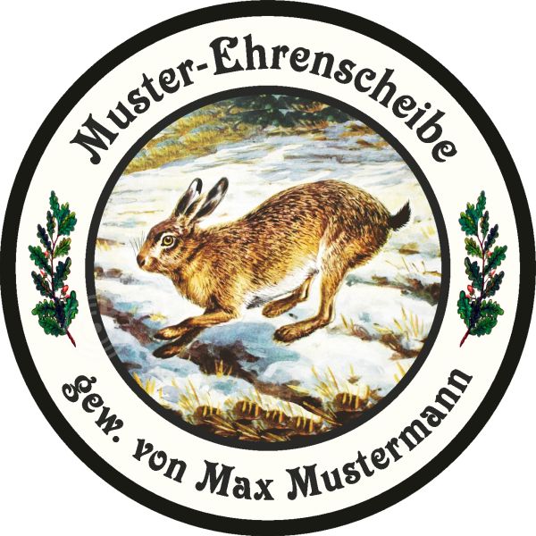 Schützenscheibe Outdoor-Line Motiv 127