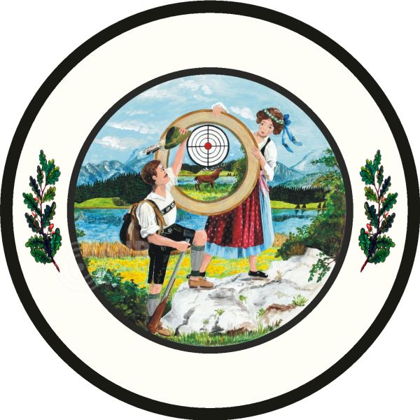 Schützenscheibe Outdoor-Line Motiv 161