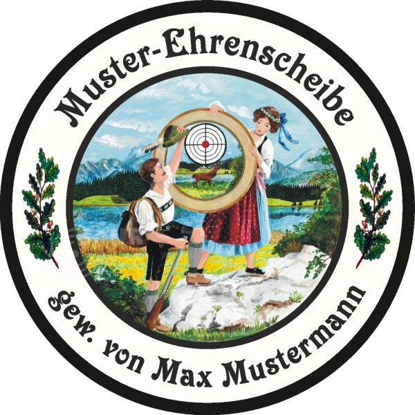 Schützenscheibe Outdoor-Line Motiv 161