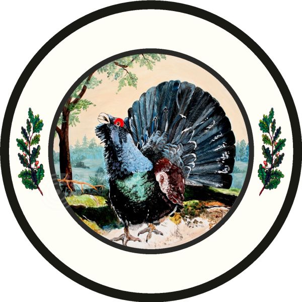 Schützenscheibe Basic-Line, Rand mit Eichenlaub