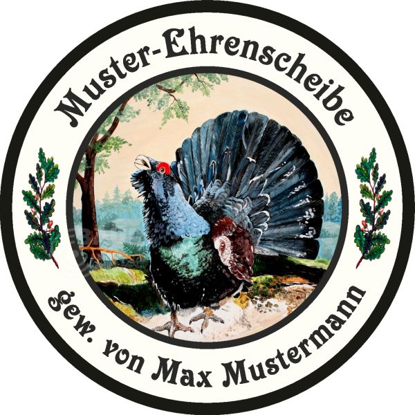 Schützenscheibe Basic-Line Motiv 163