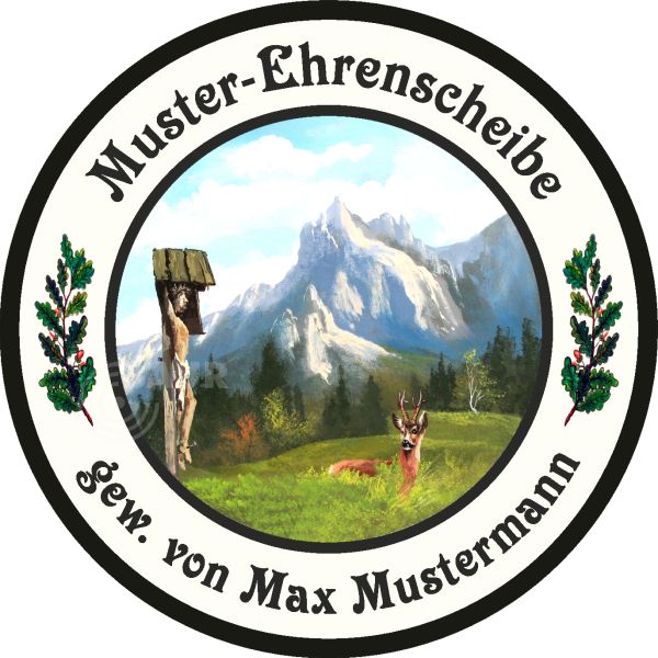 Schützenscheibe Outdoor-Line Motiv 172