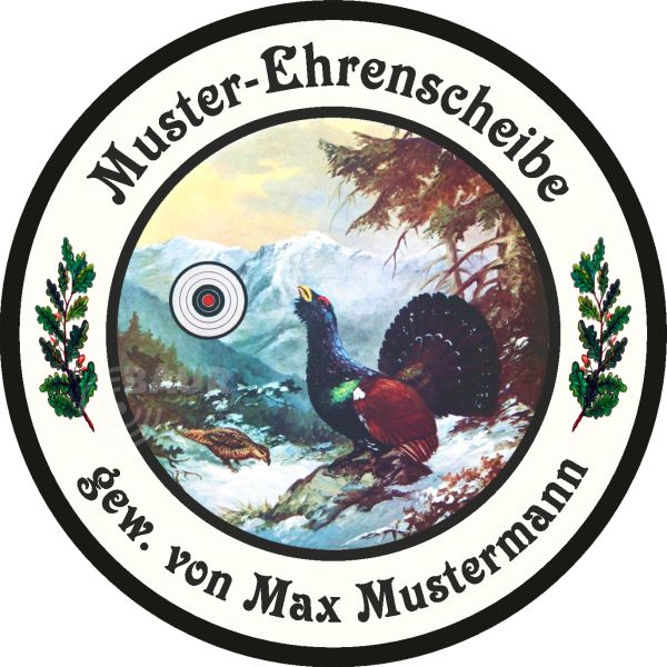 Schützenscheibe Outdoor-Line Motiv 178