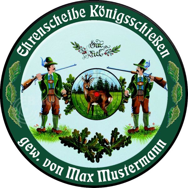 Schützenscheibe ECO-LINE Motiv 002