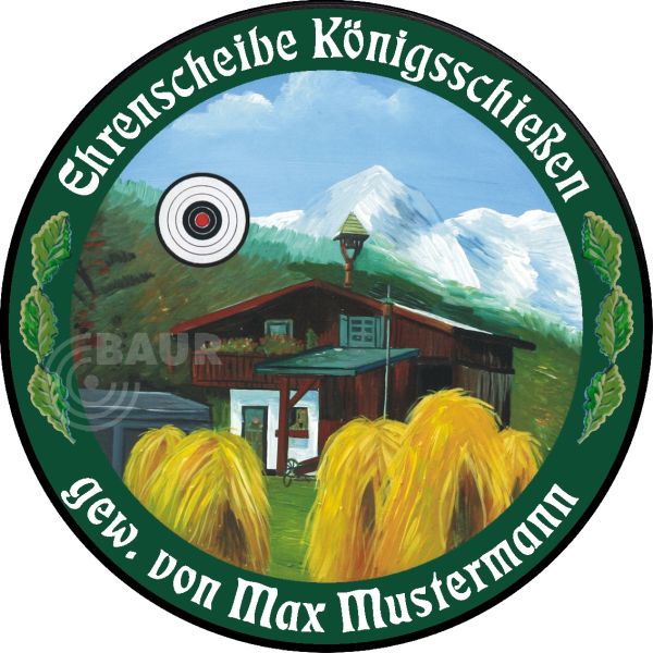 Schützenscheibe ECO-LINE Motiv 012