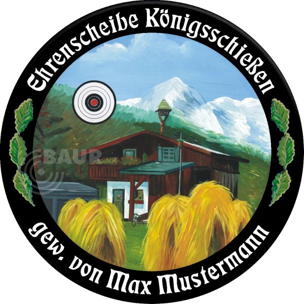 Schützenscheibe ECO-LINE Motiv 012