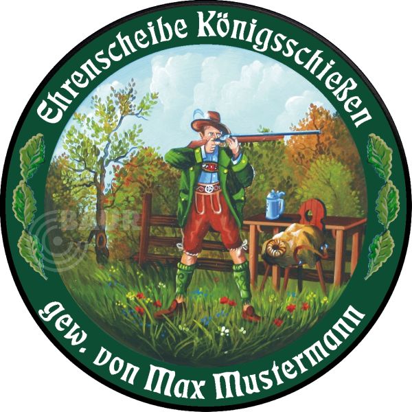 Schützenscheibe ECO-LINE Motiv 015