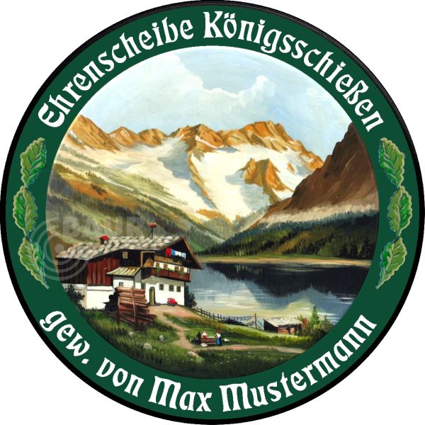 Schützenscheibe ECO-LINE Motiv 021