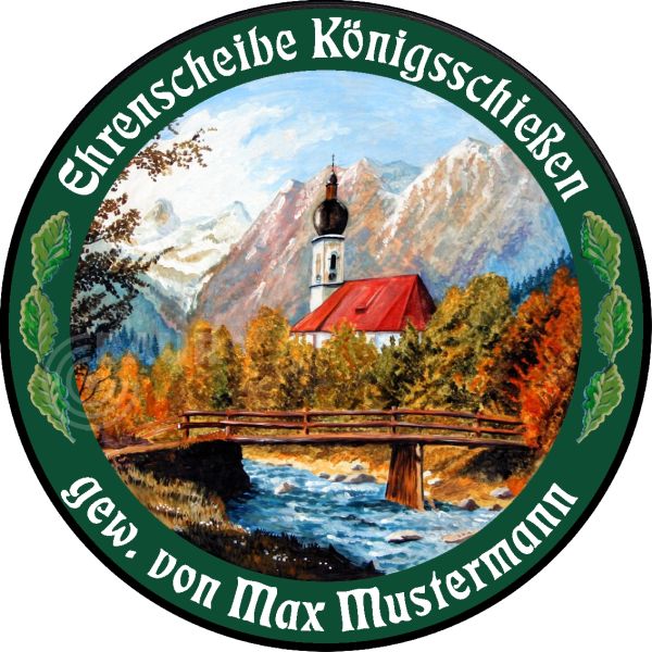 Schützenscheibe ECO-LINE Motiv 023