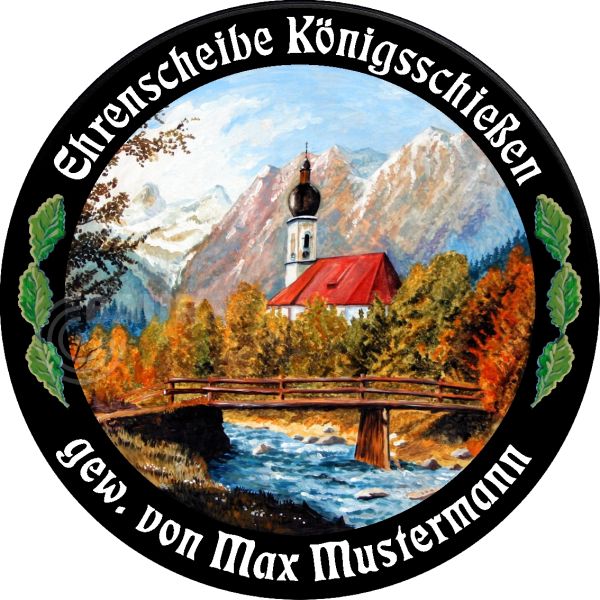 Schützenscheibe ECO-LINE Motiv 023