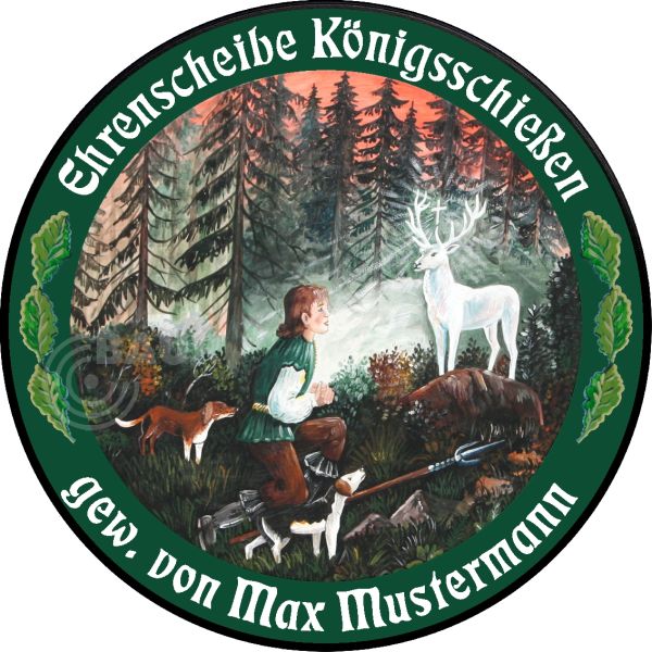 Schützenscheibe ECO-LINE Motiv 038