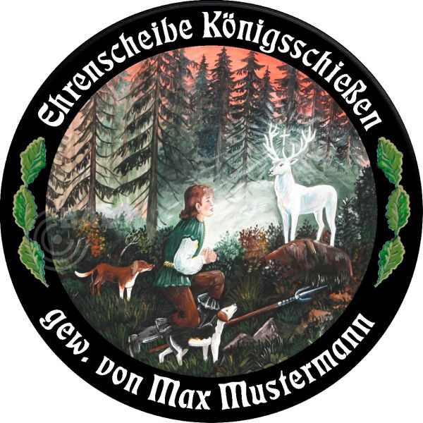 Schützenscheibe ECO-LINE Motiv 038
