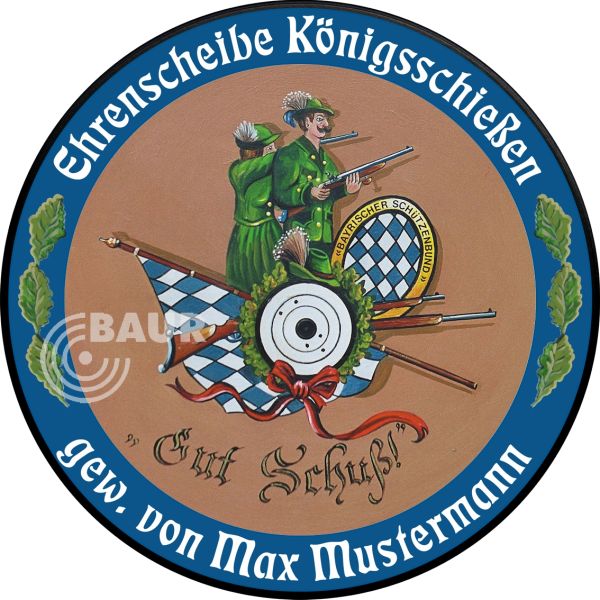 Schützenscheibe ECO-LINE Motiv 052