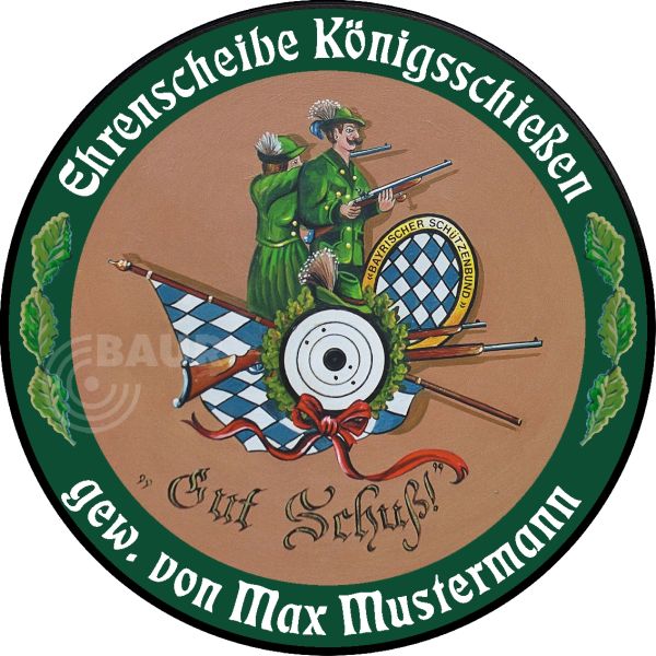 Schützenscheibe ECO-LINE Motiv 052