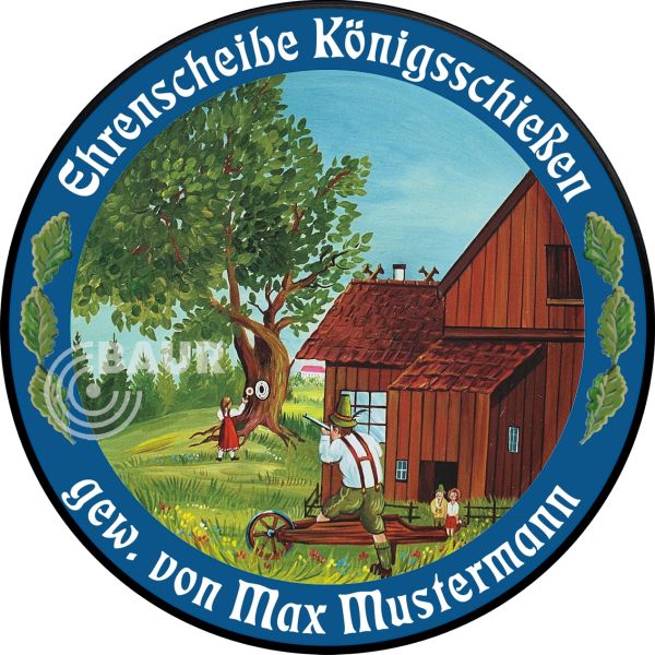 Schützenscheibe ECO-LINE Motiv 054