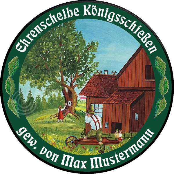 Schützenscheibe ECO-LINE Motiv 054