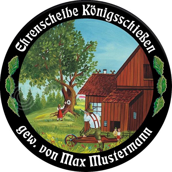 Schützenscheibe ECO-LINE Motiv 054