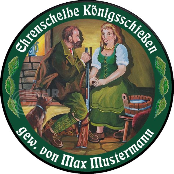 Schützenscheibe ECO-LINE Motiv 063