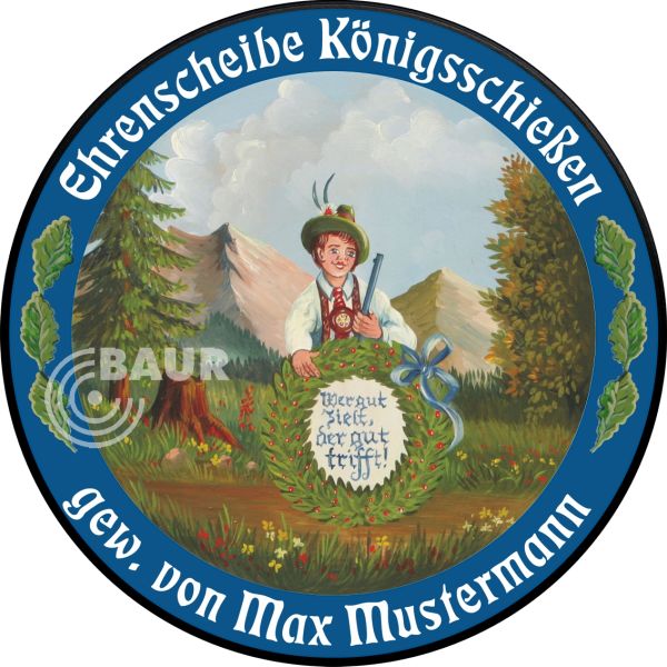 Schützenscheibe ECO-LINE Motiv 066
