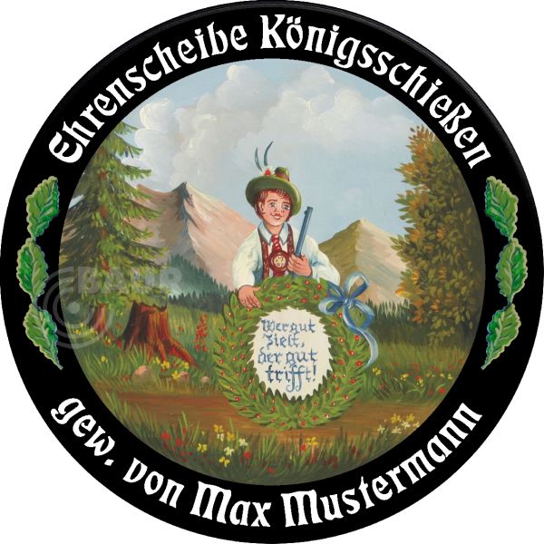 Schützenscheibe ECO-LINE Motiv 066