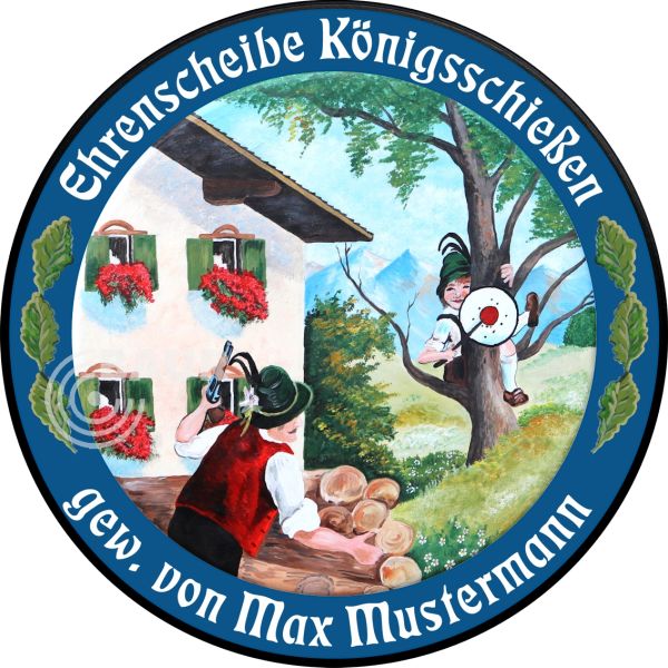 Schützenscheibe ECO-LINE Motiv 071