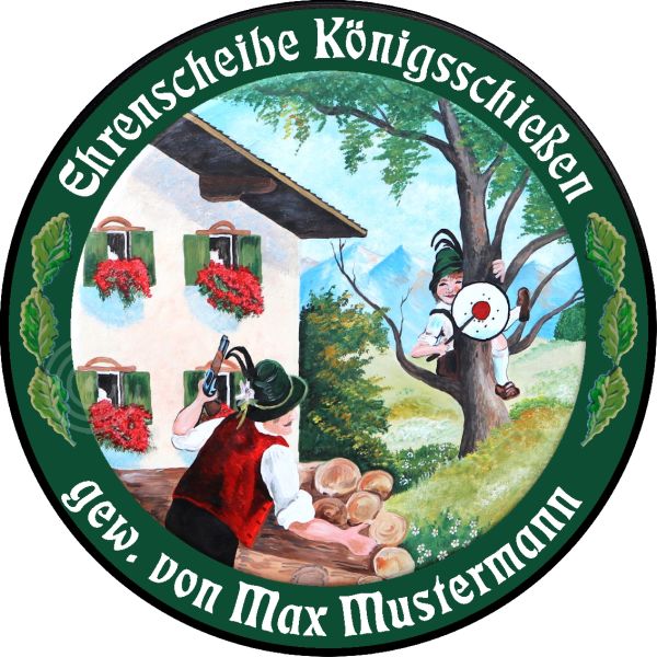 Schützenscheibe ECO-LINE Motiv 071