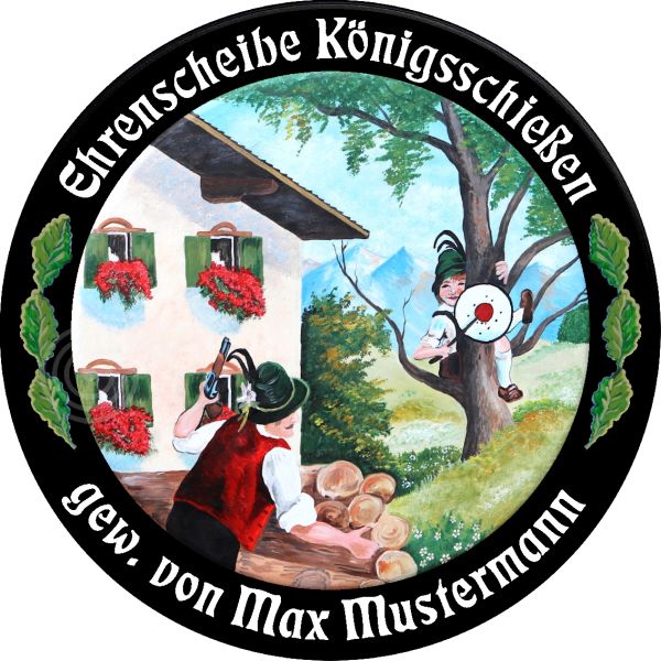 Schützenscheibe ECO-LINE Motiv 071