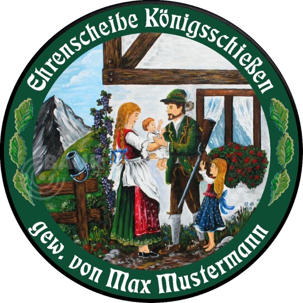 Schützenscheibe ECO-LINE Motiv 078