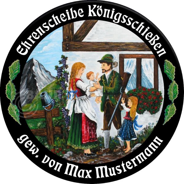 Schützenscheibe ECO-LINE Motiv 078