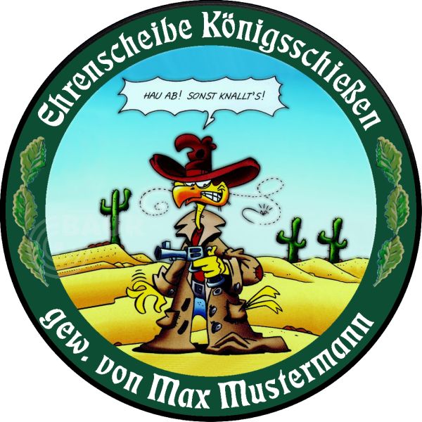 Schützenscheibe ECO-LINE Motiv 087