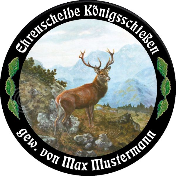 Schützenscheibe ECO-LINE Motiv 088