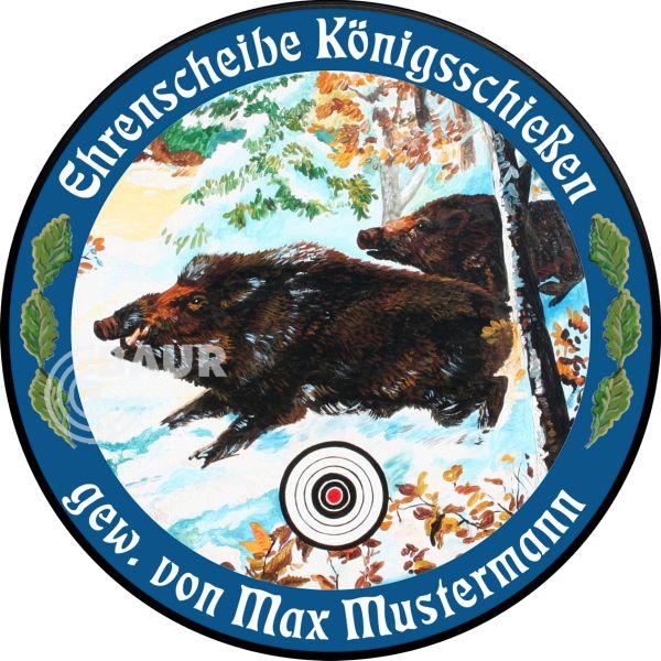 Schützenscheibe ECO-LINE Motiv 089