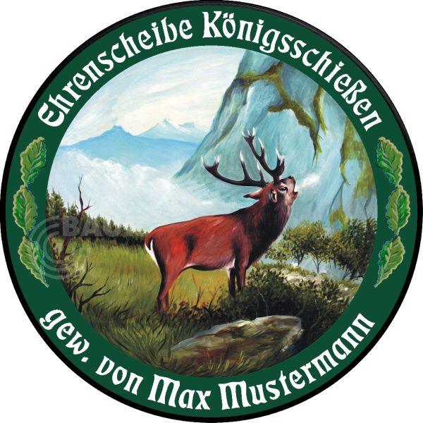 Schützenscheibe ECO-LINE Motiv 091