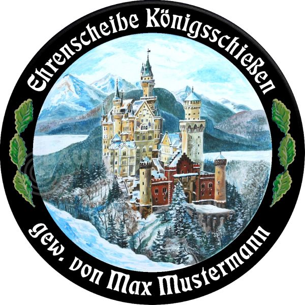 Schützenscheibe ECO-LINE Motiv 114