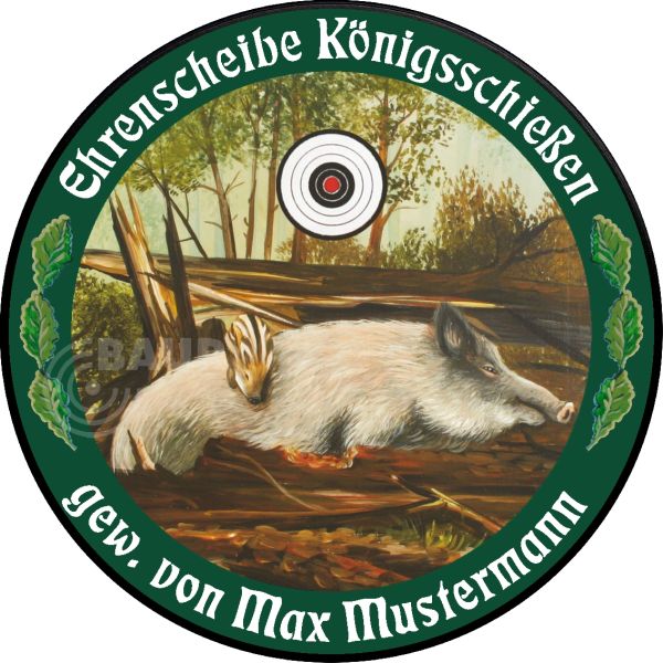 Schützenscheibe ECO-LINE Motiv 142