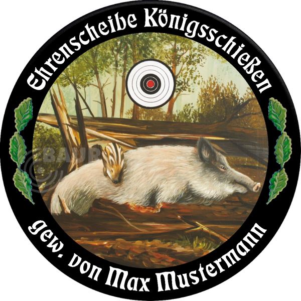 Schützenscheibe ECO-LINE Motiv 142