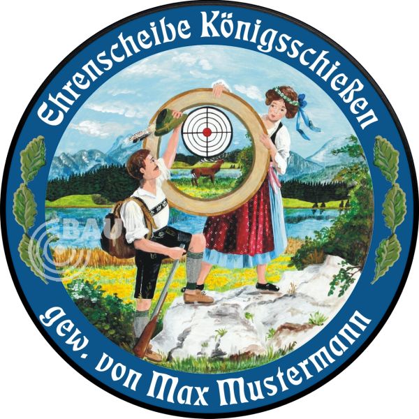 Schützenscheibe ECO-LINE Motiv 161