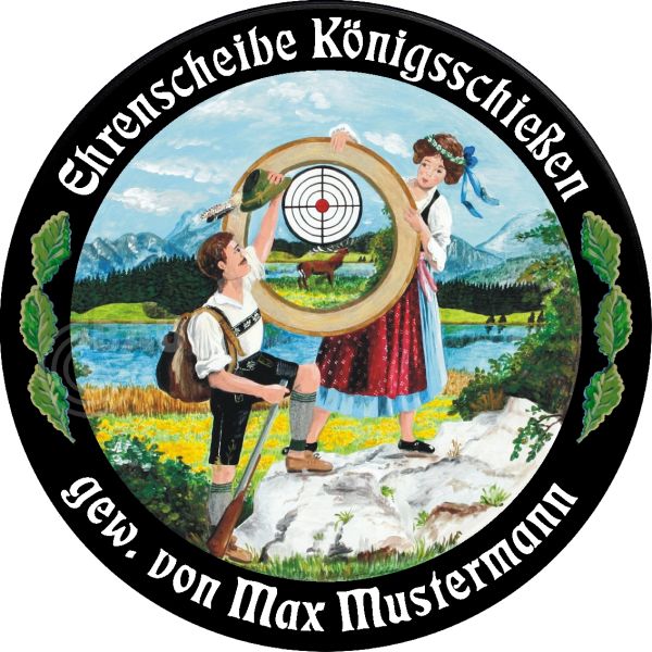 Schützenscheibe ECO-LINE Motiv 161