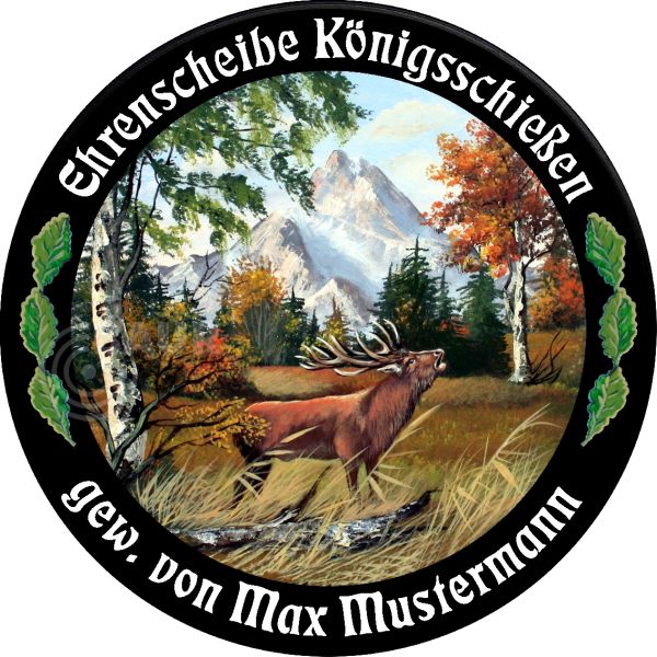 Schützenscheibe ECO-LINE Motiv 189