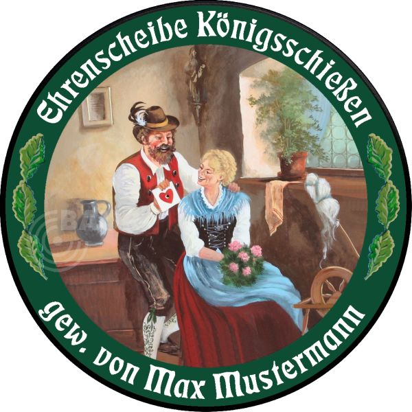 Schützenscheibe ECO-LINE Motiv 197